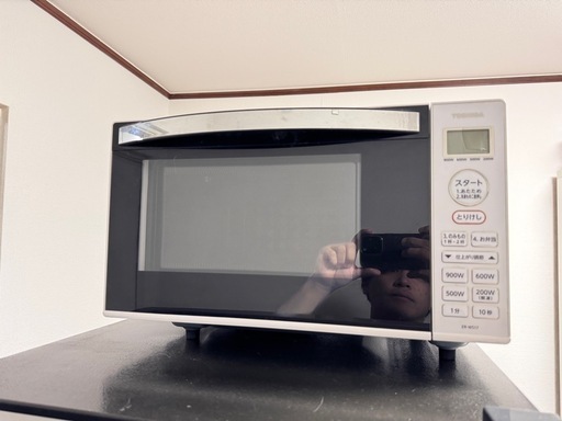 電子レンジ 900W 東芝 フラット庫内