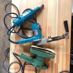 工具2点、木工用で使用してたらしい。回ります。