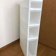 隙間ストッカー　ホワイト