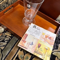 箱（お盆）付き・ブランド　グラスセットの画像