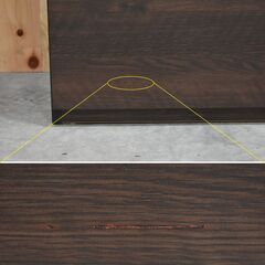 【5/25受渡完了】≪zyt2078ジ限≫ ニトリ 4段チェスト 幅80cm ローチェスト ランダム 80LC DBR ② 引き出し/タンス/KARENA/カレナ/おしゃれ/中古家具/宮城県仙台市 70329-02の画像