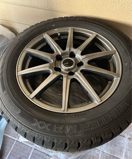 本日受け取り限定！ 　225 60 17 ダンロップ　スタッドレス　トヨタ　ベルファイア　ホイル付き