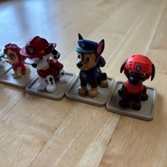 パウパトロール　スタンドフィギュア　6体セットの画像