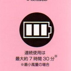 首掛けファン　扇風機の画像