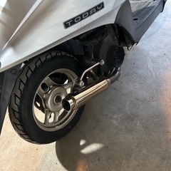 【即納可】室蘭発　スクーター 50cc トゥデイ　AF67 8000Km　カスタム多数　走行メーター5桁　北海道の画像