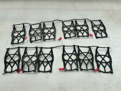 【美品】バイアスロン クイックイージー QE18 タイヤチェーン 2回使用／まだ3シーズン使用可