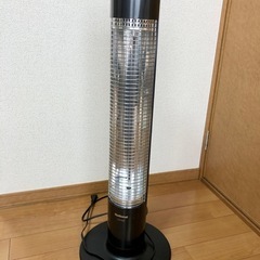 ナショナル　電気ストーブ　ブラック　黒