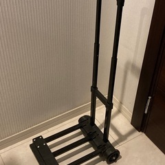 カート 折りたたみ式 ４輪 コンパクト　黒の画像