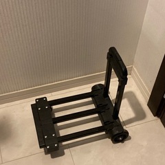 カート 折りたたみ式 ４輪 コンパクト　黒の画像