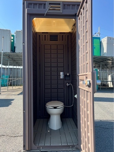 仮設トイレ　水洗洋式