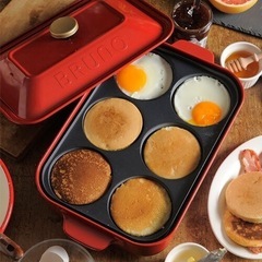 ブルーノ　コンパクトホットプレート用マルチプレート　パンケーキの画像