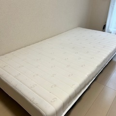 【タンスのゲン】足付きマットレス シングルサイズ 