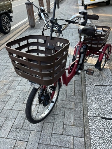 ブリヂストン　電動アシスト自転車　ラクットワゴン