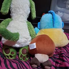 可愛い色々縫いぐるみ3体セット(現状販売)の画像