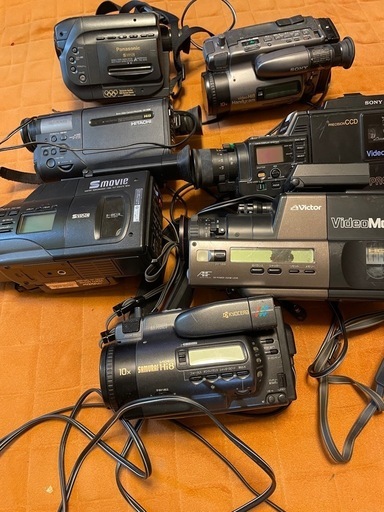 ☆大量まとめて☆ビデオカメラ7点セット panasonic victor SONY ☆大量まとめて☆ビデオカメラ7点セット panasonic victor SONY