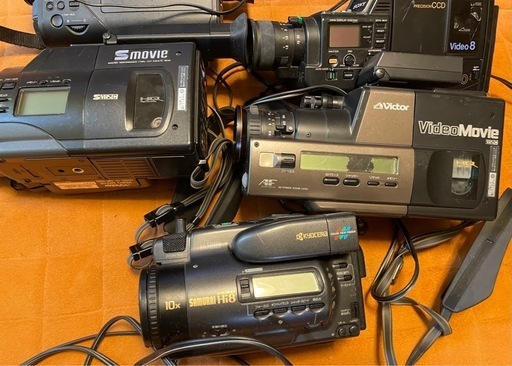 最新 ☆大量まとめて☆ビデオカメラ7点セット panasonic SONY victor ビデオカメラ