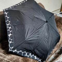 【大人可愛い！美品！！】晴雨兼用折り畳み傘