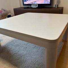 早い者勝ち ニトリ リバーシブルこたつ　75×75×39(奥×横×高)