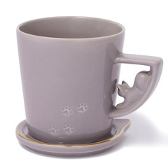 □ 未使用品 □　Francfranc 　　猫　モチーフマグカップの画像