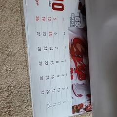 2025年　カープカレンダーの画像