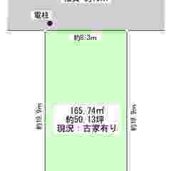 ★我孫子市天王台3丁目　土地★3300万円、約50.13坪！古家有、整形地、公園近く住環境良好◎売買 - 我孫子市