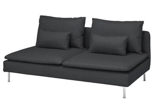 IKEA ソーデルハムン　ソファ　アームレスト付