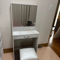 3面鏡ドレッサー(椅子付き)🪞✨️