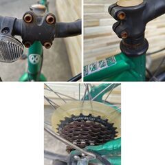 中古自転車 7段変速 465MM クロスバイク軽整備済み 防犯登録対応 町田市 相模原市 MM711の画像