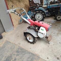 耕運機始動の画像