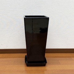 ロングスクエア陶器鉢(鉢植え)の画像