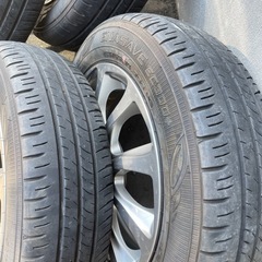 155/65R14 ダンロップ　4本　ホイール付きの画像