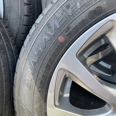155/65R14 ダンロップ　4本　ホイール付きの画像
