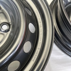 E26 キャラバン 純正スチールホイール 新車外し品の画像