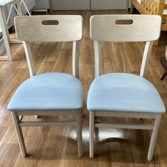 椅子2脚セット【町田市再生家具】　250314の画像