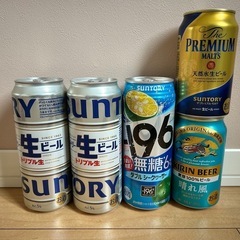 ビールなど　5本