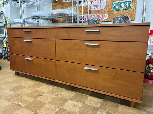 【ジャングルジャングル深井店】★アクタス サイドボード ナチュラル 収納家具 家具 クリーニング済 堺市 深井【FU2314】