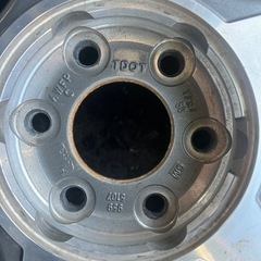 シボレー　トレイルブレイザー　純正ホイールタイヤ　4本セットの画像