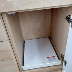 特別値下げ！★ジモティ割あり★  食器棚 木目調 H207.5×D47×W99 クリーニング済み OJ9008の画像