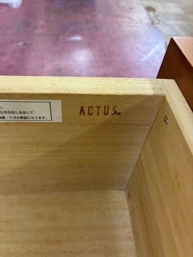 【ジャングルジャングル深井店】★アクタス ローボード ACTUS  ナチュラル 茶 収納家具 家具 クリーニング済 堺市 深井 【FU