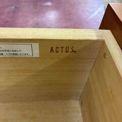 【ジャングルジャングル深井店】★アクタス ローボード ACTUS  ナチュラル 茶 収納家具 家具 クリーニング済 堺市 深井 【FU2315】の画像