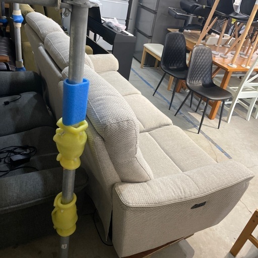 配達可【3人掛け電動ソファー】【管理番号12804】