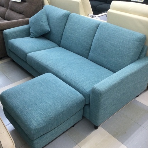 大人気新作 春日市🌸ニトリ🌸3人掛けソファ🌸定価¥39,990🌸オットマン付き ソファセット