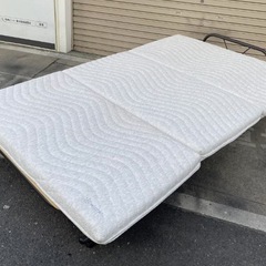 A499🉐コアラフトン OASIS 洗える敷布団 セミダブル 三つ折りマットレスの画像
