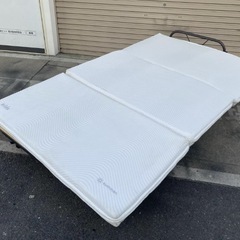 A499🉐コアラフトン OASIS 洗える敷布団 セミダブル 三つ折りマットレスの画像