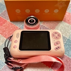 キッズカメラ（SDカード・付属品あり）の画像