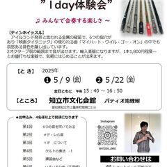 ティンホイッスル教室 1day体験会の画像