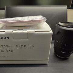 【ほぼ新品】TAMRON 28-200mm F/2.8-5.6 Sony Eマウント対応高倍率ズームレンズの画像