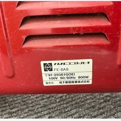【稼働品】ナショナル ニコニコファンヒーター FE-8A9 電気ヒーターの画像