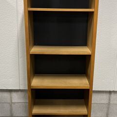木製 5段 本棚 収納棚 飾り棚 幅63cm×奥行30cm×高さ...