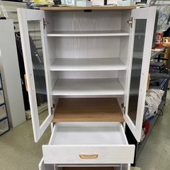 0056 食器棚（ホワイト）の画像